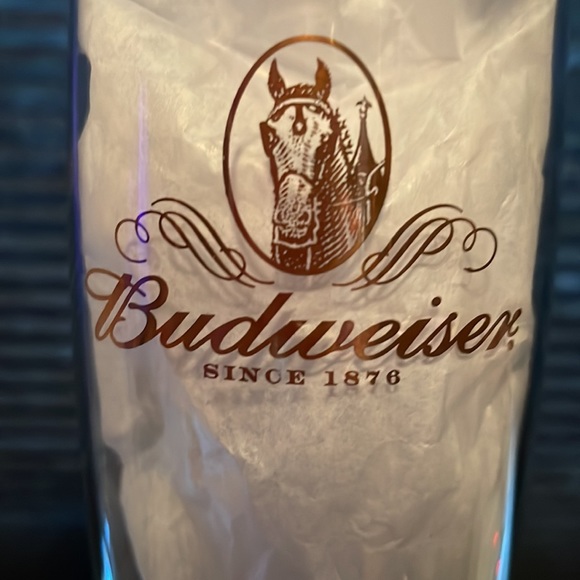 2 vintage Budweiser Pilsner glasses - Picture 3 of 6